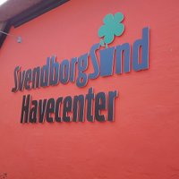 Udfræste facadebogstaver til Svendborgsund havecenter